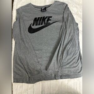 Nike Women’s Long Sleeve Shirt Gray Size XL - Preowned